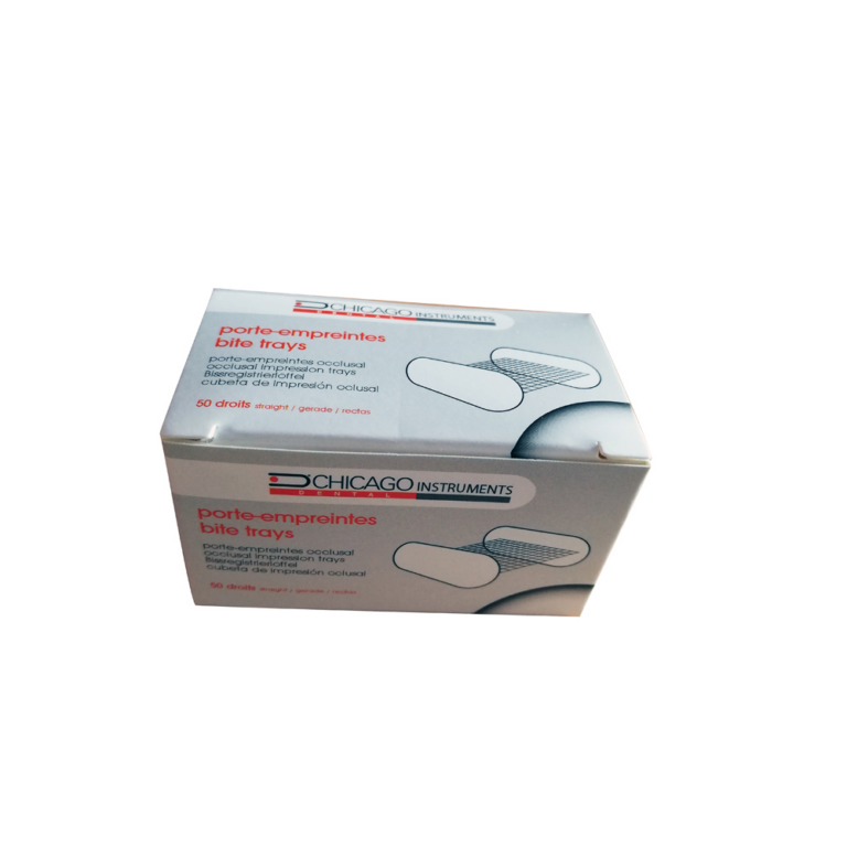 Bite trays droits