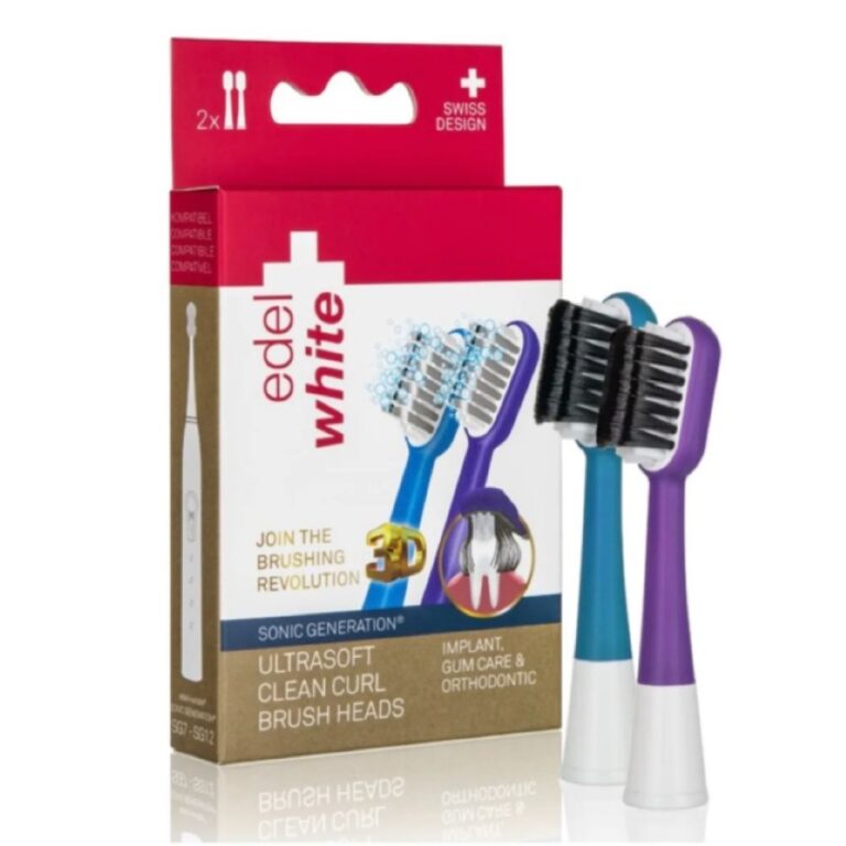 Têtes de brosses pour implant Clean Curl Airbag Sonic x 2